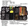 370 stks / doos vissen accessoires kit vissen hoge kwaliteit tackle boxes zwenken haken lokt zinkmachines kralen terminal tackle