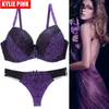 Set reggiseno e slip Reggiseni sexy in pizzo Intimo push up per donna Taglie forti Lengerie Drop