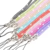 New mobile phone lanyard strap Bling crystal luxury diamond Candy color hanging neck rope telephone belt hang chain Bracele