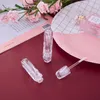 3ML Diamond Shape Empty Plastic Lip Gloss Packaging Tubes with Wand Makeup Balm Containers Reusable Bottle Clear Top for Lipstick Samples