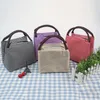 8styles listrado Lunch Bag Protable térmicas Duplas Campus Food Bags Bolsa Tote impermeável piquenique Caixa de armazenamento Containers GGA3241-1