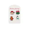 Multicolor acrílico Natal Broche Pin Set presentes de decoração de Natal incluem - árvore de Natal, Papai Noel, boneco de neve, Jingle Bells, estrelas,