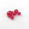 New 6mm 8mm 4mm Quartz Terp Dab Pearls Insert Ruby Quartz Pearl for Quartz Banger Nails Glass Bongs Dab Rigs