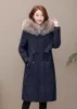 Women Winter Jacket Ladies Real Raccoon Fur Collar Duck Down Inside Warm Coat Femme With All The Tag popular style