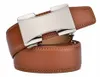 Fire Kirin Designer Cinture Uomo Cintura in pelle Ceinture Homme di alta qualità Uomo 2017 Cintura con fibbia automatica Marrone Cinto Masculino B53