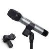 Support de microphone professionnel nb107 support de microphone double en métal trépied clip à double tête réglable support de perche télescopique