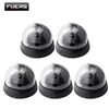 Futers 5pcs Home Segurança Câmera Falsa Interior Vigilância Ao Ar Livre CCTV Segurança Dummy Dome Câmera LED Flash Flash Simuled Camera