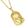 Мода - хип-хоп ожерелье ювелирные изделия выделены Juses Piece кулон ожерелье 3 мм * круглосуточная золотая кубинская цепь
