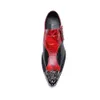 الايطالية نمط اليدوية أحذية رجالية أحذية أشار تو الشقق الأعمال اللباس أحذية الذهب مصمم أحذية العلامة التجارية Zapatos Hombre