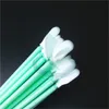 1000pcs Lint free Non-sterile textile tipped Applicators/Swabs with polypropylene shaft for precision cleaning small tight areas