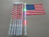 Mão americana LED Bandeira 4 de julho Dia da Independência dos EUA Bandeiras Bandeiras LED Bandeira Fontes de Festa k05139546085