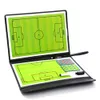 Soccer Football Tactical Board Train Assisitant Equipments 2.5 Fold Lederen Onderwijsbord Als88