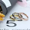Ежегорное кольцо из нержавеющей стали золото золото синее простые кольца кольца женщины женщины мужское кольцо модные украшения воля и песчаный подарок