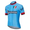 2024 Pro Team Salvarani Vintage Cycling Jersey 세트 통기성 짧은 소매 여름 퀵 건조 천 Mtb Ropa Ciclismo G2