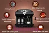 BEIJAMEI Promotion cafetière commerciale ménage Machine à café italienne vapeur lait moussé expresso faisant le prix de la Machine