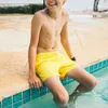 Hot Boys Color Mudando Swim Trunks Dry Seco Crianças Beach Shorts Swimwear Do21