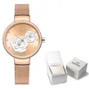 Nuevo Naviforce Rose Gold Women Watches Cuarzo de cuarzo Mira Damas con caja de lujo Muñeco de muñeca Reloj Set para 5788634