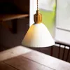 Nordic Keramik Anhänger Lampe Aluminium LED Suspension Licht Hotel Restaurant Cafe Bar Esszimmer Schlafzimmer Retro Hängende Beleuchtung