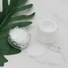 5g 10g cosmetic cream bottle jar luxury empty cosmetics container with crown cap white gold silver