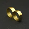 New Fashion Stainless Steel Gold Plated Diamond Mens 2 Finger Ring Band Hip Hop Night Club Rock Punk Rapper Jewelry Gifts for Guys Wholesale