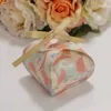 Nouvelle arrivée détenteurs de faveur boîtes de bonbons de mariage avec ruban 5 couleurs originalité papier cadeaux boîtes bébé douche fête d'anniversaire Decorat4704772