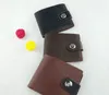 DHL 50pcs carteira homens PU Dois dobráveis ​​couro vintage hasp small carteira moeda bolso bolso de bolsa titular 3colors