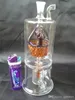 Orange flower basket water bottle glass bongs accessories   , Glass Smoking Pipes colorful mini multi-colors Hand Pipes Best Spoon glas