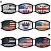 Maschere elezioni americane accessori antipolvere Stampa maschera universale per uomini e donne bandiera americana maschera di trasporto