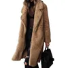 Cappotto finto autunno inverno donna caldo orso giacca in pelliccia da donna orsacchiotto femminile cappotto lungo in peluche