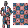 Ankara africain Polyester cire imprime tissu Binta vraie cire de haute qualité 6 mètres lot tissu africain pour la fête Dress272K