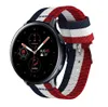 Bracelet de montre en Nylon rayé de 20mm, pour Samsung Galaxy Watch Active 2 40mm 44mm, Bracelet de remplacement, ceinture de poignet 7771660