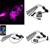 Lumière LED intérieure de voiture 48LED colorée RGB, bande lumineuse d'ambiance pour intérieur de voiture, IP65 DC12V, lampe décorative multicolore 17362147