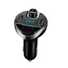 Transmetteurs FM Bluetooth Aux Modulator Kit mains libres Audio de voiture Lecteur MP3 avec chargeur de voitures à charge rapide 2.1A