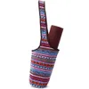 Yoga väska Eco Friendly Bulk Printed Canvas Sports Fitness Gym Mat Carrier Bag med stor sidopock blixtlås S9R6