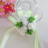 Corsage de pulso irmãs de honra irmãs mão flores artificiais noiva flores para casamento Dança Decoração Prom Noite 30pcs / lote GB294