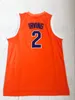 Mens Moive Uncle Drew Harlem Buckets Basketball Jersey Kyrie Irving 2 Big Fella 34 Orange Stiltched Shirts S-XXL305T