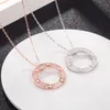 Collane Love in acciaio inossidabile completo CZ PENDANTS CAMPOLA FASHIO CACCOLA DONNE UOMINO UOMINO DI GIOCHIO DI GIOCHI