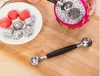 Fashion Hot Stalinless Steel Cook Dual Double Melon Baller Ice Cream Scoop Fruit Spoon