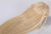 VMAE прямо натуральный 613 Brown 100G от 14 до 26 дюймов REMY Hair Hashetail Horseail HOLE HOLE прямой Drawstring Ponytail Extensions