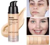 30ml ansikte fundament makeup professionell bas smink för mörk hud matt kräm oljekontroll flytande naturlig kosmetisk