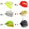 6pcs/set Mix color 4# Fishing Hook 12g 15g 20g Model optional Fringed Beard Alloy Road tassel bait