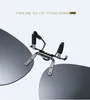 Sonnenbrillen zum Angeln, Clip-On-Stil, UV400, polarisiert, Reiten, Wandern, Tag-/Nachtsichtbrille
