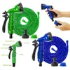 Watering Garden Hose Car Wash Stretched Magic Expandable Garden Supplies Water Hoses Pipe Car Cleaning Tools 15M251S