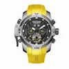 Reef Tiger / RTスポーツウォッチ、年月永久カレンダービッグスチールケース腕​​時計RGA3532