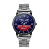 Trump armbandsur 5 stilar Trump 2020 Strap Klocka Retro brev Tryckta män Boys Quartz Klockor OOA7554-4