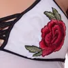 White Floral Embroidery Sexy Lingerie Women Plus Size Babydoll and Panty Set Sheer Mesh Bridal Sleepwear Chemise