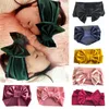 Nowe opaski do włosów dla dzieci Big Bowknot Elastyczne akcesoria do włosów Cute Hair Band Solid Colors Kids Turban Baby Girl Hoop