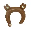 Cute Animal Tiara Pałąk Folia Balony Happy Birthday Wedding Party Decoration Kids Cartoon Zabawki Darmowa Wysyłka