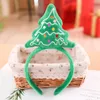 Weihnachtsschmuck Baum Stirnband Weihnachtsmann Weihnachten Haarband Verschluss Kopfbedeckung Kopfband Party Haarband Geschenk1