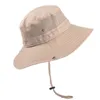 Cappello da sole per uomini donne Summer Outdoor Protezione solare Wide Brim Hackt Cappello impermeabile Cappello boonie confezionabile per safari Golf da pesca